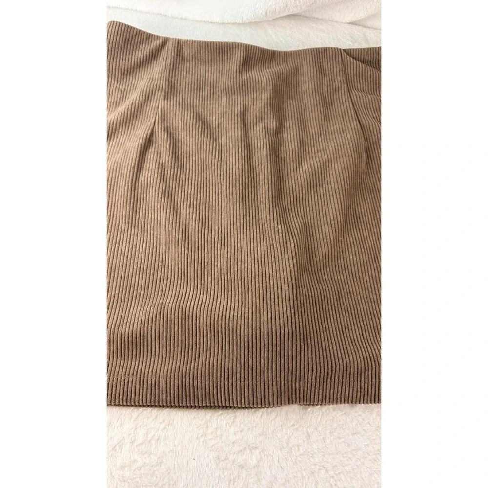 Halara Brown Corduroy Mini Skort High Rise Casual M (14.5